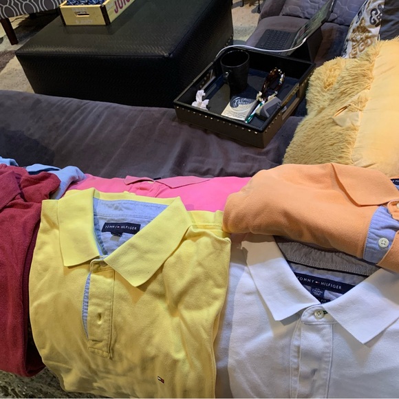 Tommy Hilfiger Bundle 11 Golf Shirts Size 2XL Tall - Picture 1 of 4